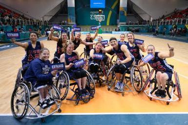 Natalie Schneider and the rest of the US women's wheelchair basketball team holds "qualified" tickets for the Paris Paralympics